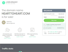 Tablet Screenshot of hearttoheart.com